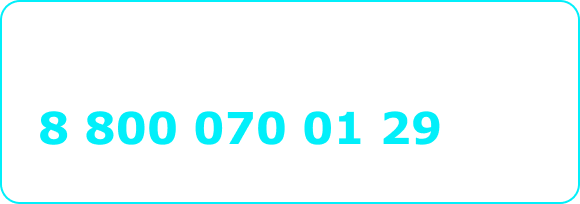 Остались вопросы? 8 800 070 01 29